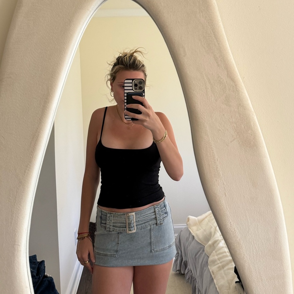 Edikted denim skirt
